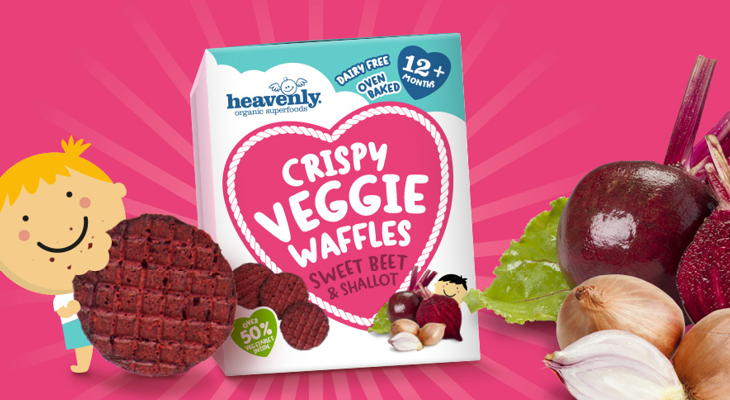New Crispy Veggie Waffles - Heavenly Tasty Organics